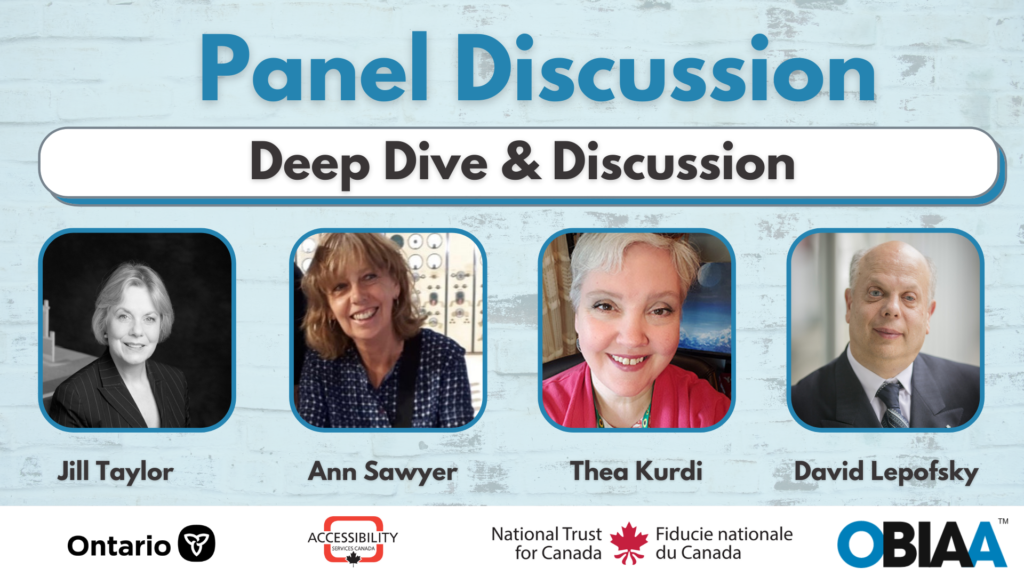 Deep Dive panel discussion with Jill, Ann, and Thea